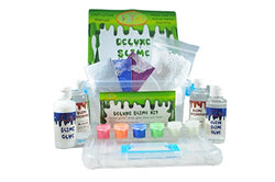 Best Slime Kit for Girls and Boys – Deluxe Slime Kit – Includes 2 Slime Containers with Lids – Best Slime Kit for Birthday Gifts – Make Foam Slime, Glow Slime & Glitter Slime