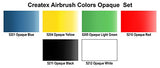Createx Colors 5803-00 2 oz Opaque Airbrush Paint Set, 2 Ounce, Multicolor