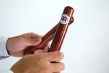 Meinl Claves, Select Hardwood - NOT MADE IN CHINA - For Live or Studio Settings, Pair, TWO YEAR WARRANTY, Red Finish (CL1RW)