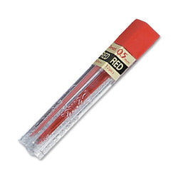 Pentel 0.5mm Refill, Red Lead, Tube of 12, 1-Pack