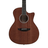 Orangewood Rey Grand Auditorium Cutaway Acoustic Guitar with Mahogany Top, Ernie Ball Earthwood Strings, and Premium Padded Gig Bag Included