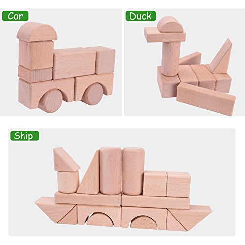 Shop iPlay, iLearn Kids Wooden Building Block at Artsy Sister.