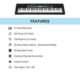 Casio CTK-2550 61-Key Portable Keyboard with App Integration/Dance Music Mode