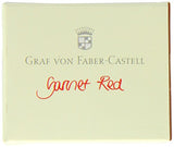 Graf von Faber-Castell Ink Cartridges, Box of 6, Garnet Red (FC141105)