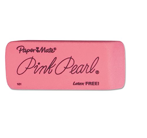 Paper Mate 70520 Pink Pearl Premium Erasers, 48 Medium Erasers