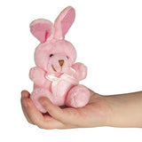 Easter Colored Soft Plush Bunnies Perfect Easter Eggs Filler or Easter Baskets Filler - 12 Pack