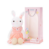 Me Too Tiramitu Stuffed Bunny Plush Rabbit Dolls Toys Pink Dress 16 inches+Gift Bag …