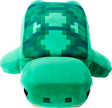 Mattel Minecraft Plush Turtle 12-Inch Stuffed Animal Figure, Inspired by Video Game Character, Collectible Toy