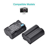 Newmowa NP-W235 Replacement Battery (2 Pack) and Smart LCD Display Dual USB Charger for Fujifilm X-T4