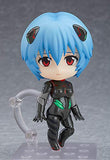 Good Smile Rebuild of Evangelion: Rei Ayanami [Tentative Name] (Plugsuit Version) Nendoroid Action Figure, Multicolor