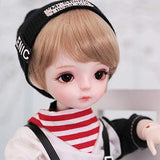 YNSW BJD Doll, Cneutral Style Short Hair Doll 1/6 SD Doll 10 Inch 26 cm Ball Jointed Dolls Baby Doll Children's