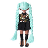 QUEBAN Doll by Vaddon-Poseable Fashion Doll with Black Skirt and Blue Ponytail,A Pair of Designer Recommended Interchangeable Hand,Great Gift for Kids 6-12 Years Old and Collectors-11 ½ Inches