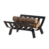 NINGWANG 1/12 Dollhouse Furniture Metal Rack with Firewood for Living Room Fireplace Model