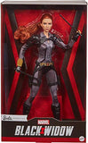 Barbie Marvel’s Black Widow Doll, 11.5-in, Poseable with Red Hair, Wearing Armored Bodysuit and Boots, Gift for Collectors [Amazon Exclusive]