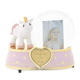 Things Remembered Personalized Unicorn Photo Musical Snow Globe with Engraving Included