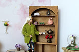 Miniature Cabinet Dollhouse Furniture Arc 14 inch 1:6 scale BJD doll Drawer