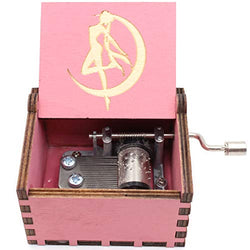 Lastsummer Wooden Music Box – Sailor Moon, Gift for Sister, Daughter, Child, Woman– 1 Set（02）