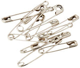 Dritz 1472 Safety Pins, Size 1 & 2 (200-Count)