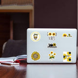 Sunflower Stickers|50-Pack | Cute,Waterproof,Aesthetic,Trendy Stickers for Teens,Girls,Perfect for Laptop,Hydro Flask,Phone,Skateboard,Travel| Extra Durable Vinyl (Sunflower Stickers)