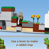 LEGO Minecraft The Rabbit Ranch 21181 Building Kit; Toy Bunny House Playset; Gift for Kids and Players Aged 8+ (340 Pieces)