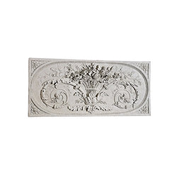 Design Toscano Le Bouquet Grand Sculptural Wall Frieze in Antique Stone