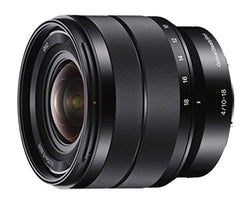 Sony - E 10-18mm F4 OSS Wide-Angle Zoom Lens (SEL1018),Black