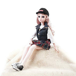 Movable Joints BJD Doll SD Dolls with Hair Makeup Gift Collection Christmas Decoration Fashion Handmade Doll