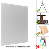 Canvas Panels 12 Pack - heartybay 8"X10" Super Value Pack Artist Canvas Panel Boards for Painting
