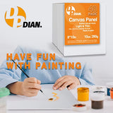 Canvas Boards for Painting 40 Pack, 8 inch x 10 inch Super Value Pack, Artist Canvas Panels for Oil & Acrylic Painting