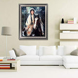 5D DIY Diamond Painting Native American 16X20 inches Full Round Drill Rhinestone Embroidery for Wall Decoration