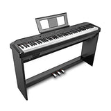 Duoliemi Digital Piano with Furniture Stand, 88 Key Full Size Weighted Keyboard, Portable Electric Keyboard Piano for Beginner/Adults, MIDI, Three-pedal, Power Supply