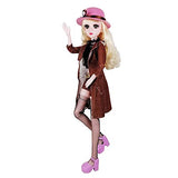 EVA BJD 57cm 22 Inch Doll Jointed Dolls - Including Clothes with Wig, Shoes,Accessories for Girls Gift (Casual Wear-Pink)