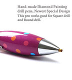 HomeCraftology 2pcs 5D Diamond Painting Drill Pen Tools, New Design Cute Drill Pens, Sticky Pens for Diamond Painting
