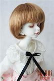 JD256 7-8inch 18-20CM Short BOBO Doll Wigs 1/4 MSD Synthetic Mohair BJD Hair 5 Colors Available (Golden Brown)