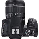 Canon EOS 250D / Rebel SL3 Digital SLR Camera Body w/Canon EF-S 18-55mm f/4-5.6 Lens 3 Lens DSLR Kit Bundled with Pixibytes Complete Accessory Bundle - International Model