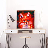 Animal Diamond Painting Kits for Adults, 5d Diamonds Art with Full Tools Accessories, Wolf Baby DIY Arts Dotz Craft for Home Décor, Ideal Gift for Family or Self Use