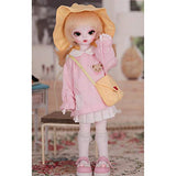 MEESock Lovely BJD Doll 1/6 SD Doll 26cm 10.2 Inch Movable Jointed Fashion Doll DIY Toys with Clothes Shoes Wig Makeup, Best Gift for Girls