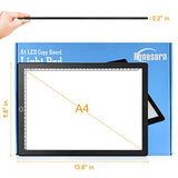 Light Board for Tracing, A4 Led Light Pad, Honesorn Light Box for Weeding Vinyl, Tracing, Drawing, Sketching, Diamond Painting, Dimmable Drawing Board for Artists, Kids, Magnet Included