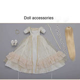 ADORZ 24Inch SD Girl Dolls Vintage European Style BJD Doll 1/3 Ball Jointed Doll with Beautiful Dress and Accessories, Gift Collection Decoration Fashion Handmade Doll