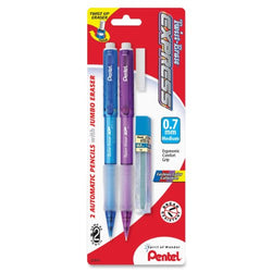 Pentel Twist-Erase EXPRESS Automatic Pencil with Lead and Eraser (QE417FLEBP2)