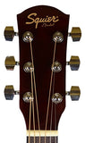 Fender Squier Dreadnought Acoustic Guitar - Sunburst Bundle with Gig Bag, Tuner, Strap, Strings, Picks, Austin Bazaar Instructional DVD, and Polishing Cloth