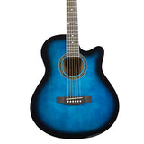 Bailando 40 Inch Cutaway Acoustic Guitar,Blueburst