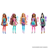 Barbie Color Reveal Doll with 7 Surprises: 4 Bags Contain Skirt, Shoes, Earrings & Brush; Water Reveals Confetti-Print; Doll’s Look & Color Change on Hair & Face; Party Series