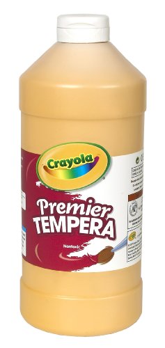 Crayola Tempera Paint 32-Ounce Plastic Squeeze Bottle, Peach