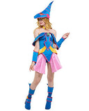 Cosplay.fm Women‘s Dark Magician Girl Cosplay Costume Outfit with Hat (S, Multicolored)