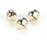 Darice Holiday Jingle Bells-Gold-1 inch-3 Pieces, 1 Pack