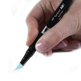 Tombow Dual Brush Pen Art Marker, 491 - Glacier Blue, 1-Pack