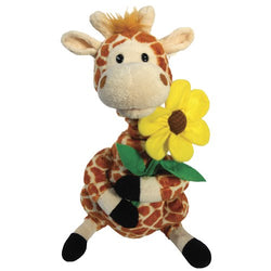 Cuddle Barn | Gerry 12" Giraffe Animated Stuffed Animal Plush | Neck Grows and Mouth Moves | Sings "Your Love Lifts Me Higher"