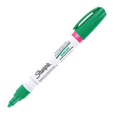 Sharpie Oil-Based Paint Marker, Medium Point, Green Ink, Pack of 3