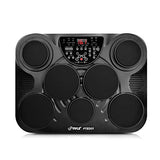 PylePro Portable Drums, Tabletop Drum Set, 7 Pad Digital Drum Kit, Touch Sensitivity, Wireless Electric Drums, Drum Machine, Electric Drum Pads, LED Display, Mac & PC (PTED01)